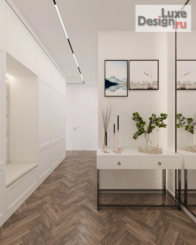 Дизайн интерьера однокомнатной квартиры "Квартира 40м2 под сдачу" (фото 10)