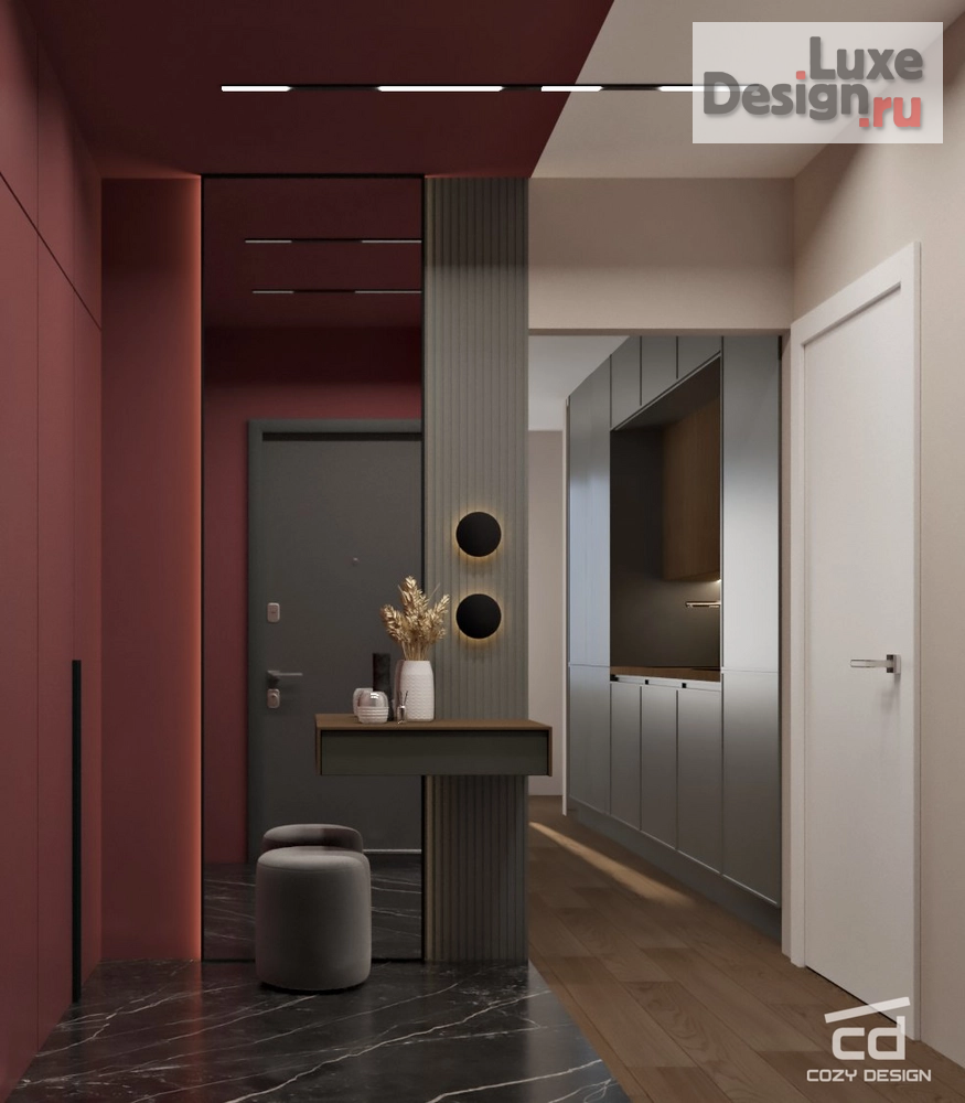 Дизайн интерьера однокомнатной квартиры "Квартира 38м2 в Москве" (фото 10) от дизайнера Ярыгина Анна Александровна Дизайн интерьера однокомнатной квартиры "Квартира 38м2 в Москве" (фото 10)