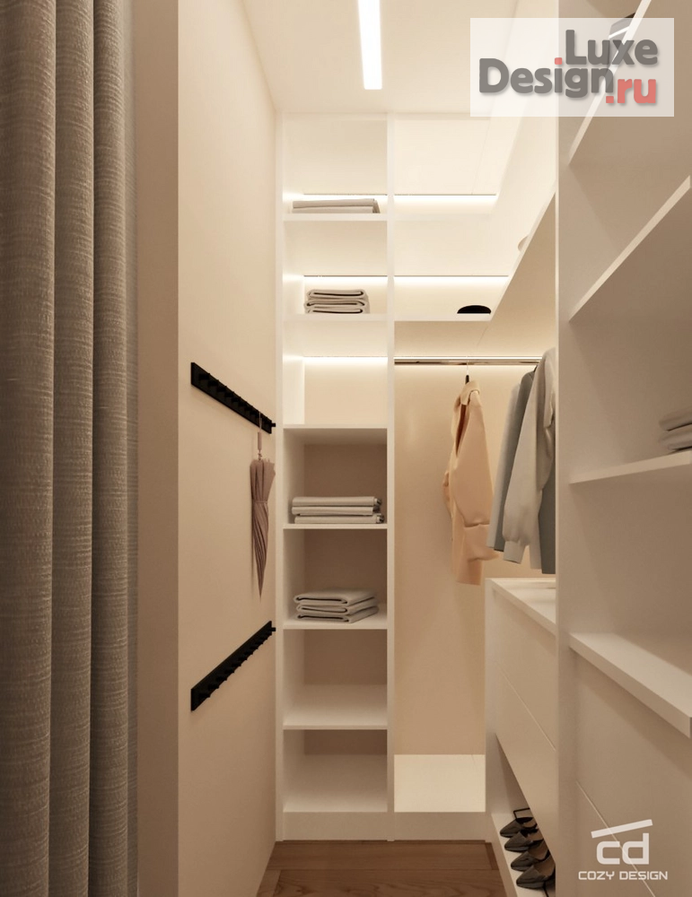 Дизайн интерьера однокомнатной квартиры "Квартира 38м2 в Москве" (фото 2) от дизайнера Ярыгина Анна Александровна Дизайн интерьера однокомнатной квартиры "Квартира 38м2 в Москве" (фото 2)