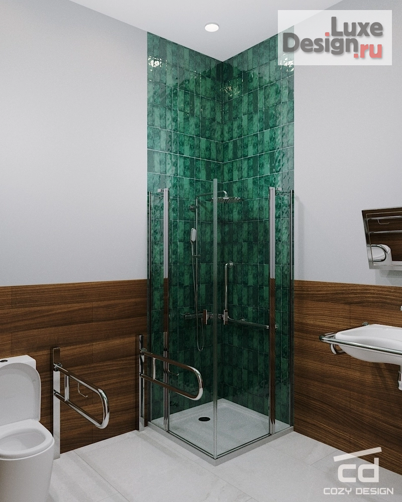 Дизайн интерьера оздоровительного комплекса "Конный клуб" (фото 3)