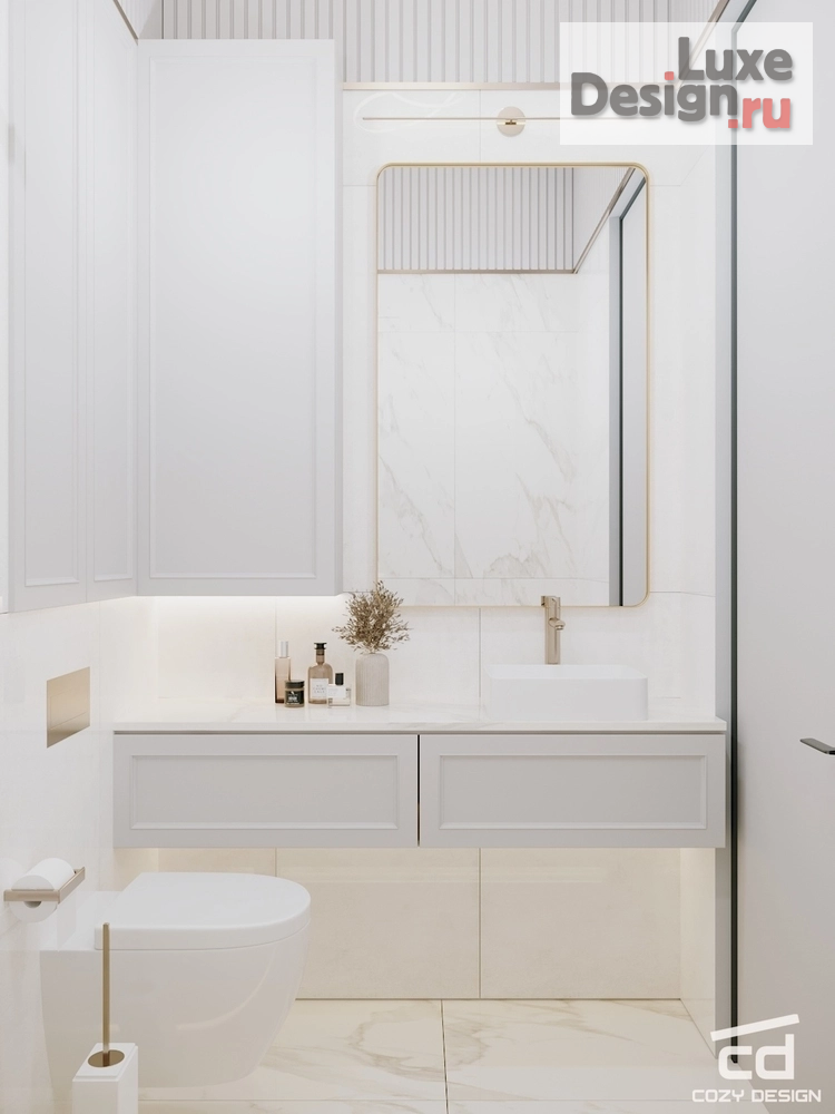 Дизайн интерьера трехкомнатной квартиры "Квартира 66м2 в Москве" (фото 17)