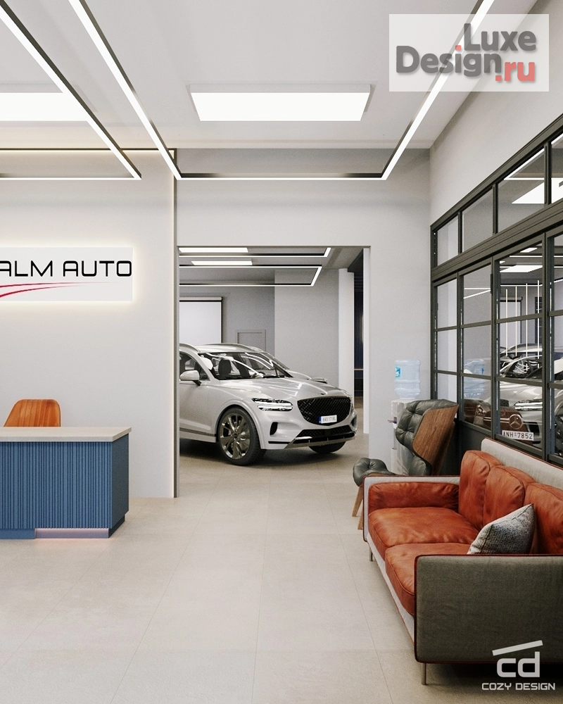 Дизайн интерьера автосалона "Автосалон электрокаров" (фото 11)