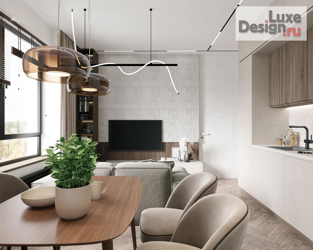 Дизайн интерьера однокомнатной квартиры "Квартира 40м2 под сдачу" (фото 15)