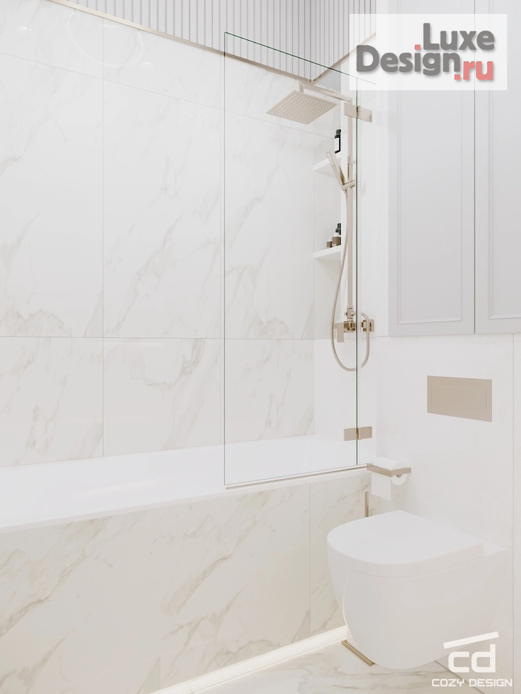 Дизайн интерьера трехкомнатной квартиры "Квартира 66м2 в Москве" (фото 25)