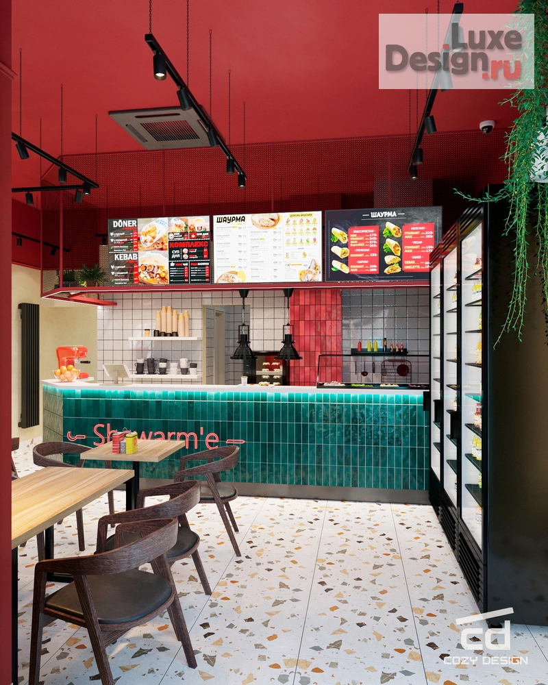 Дизайн интерьера кафе "Кафе 39м2 в Москве" (фото 3)