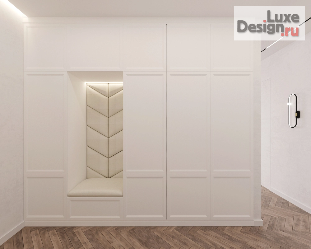 Дизайн интерьера однокомнатной квартиры "Квартира 40м2 под сдачу" (фото 4)