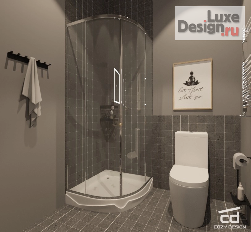 Дизайн интерьера квартиры студии "Апартаменты 20м2 Москва" (фото 15)