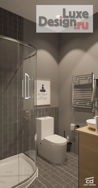 Дизайн интерьера квартиры студии "Апартаменты 20м2 Москва" (фото 1)