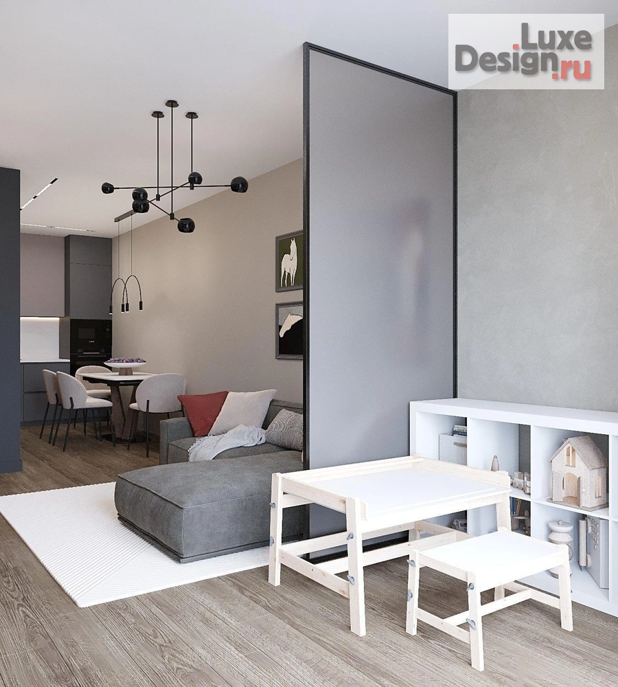 Дизайн интерьера однокомнатной квартиры "Квартира 47м2 в Москве" (фото 10)