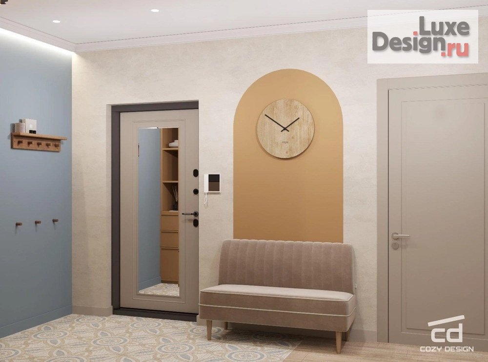 Дизайн интерьера квартиры "Квартира 85 м^2 в Новороссийске" (фото 1)