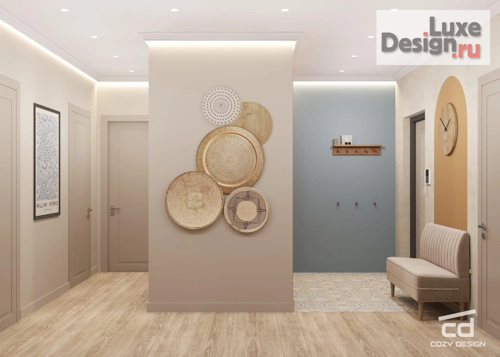 Дизайн интерьера квартиры "Квартира 85 м^2 в Новороссийске" (фото 2)