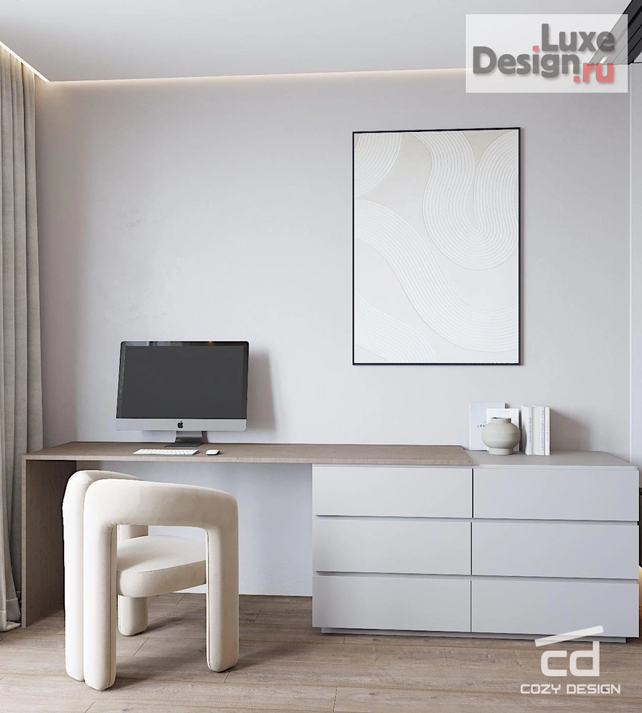 Дизайн интерьера квартиры "Квартира 40 м^2 для аренды в Геленджике" (фото 12)