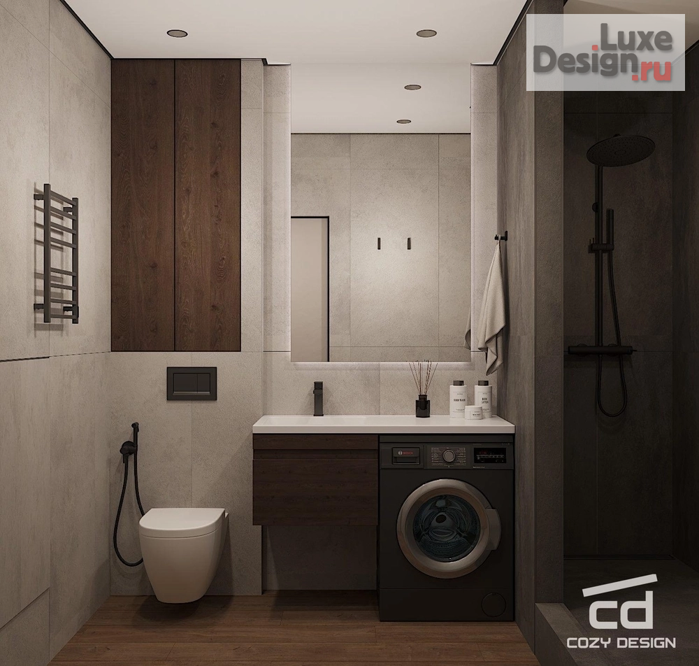 Дизайн интерьера квартиры "Квартира 40 м^2 для аренды в Геленджике" (фото 13)