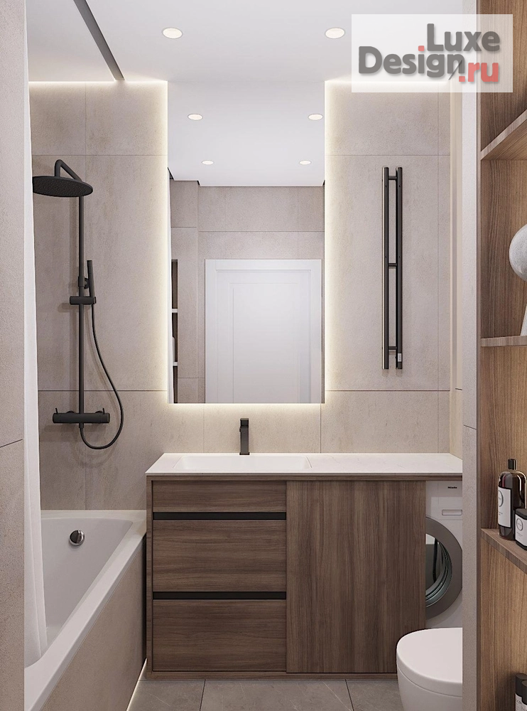 Дизайн интерьера квартиры "Квартира 57 м^2 в Новороссийске" (фото 15)