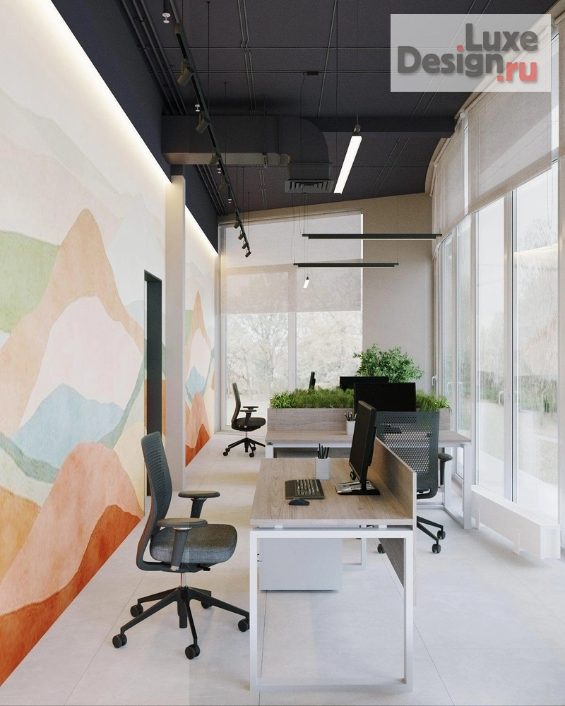 Дизайн интерьера офиса "Офис 615м2" (фото 78)