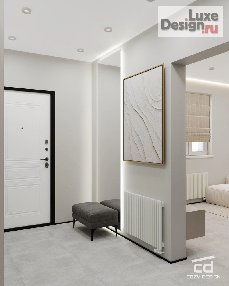 Дизайн интерьера частного дома "Первый этаж дома в Москве 50 м^2" (фото 1)