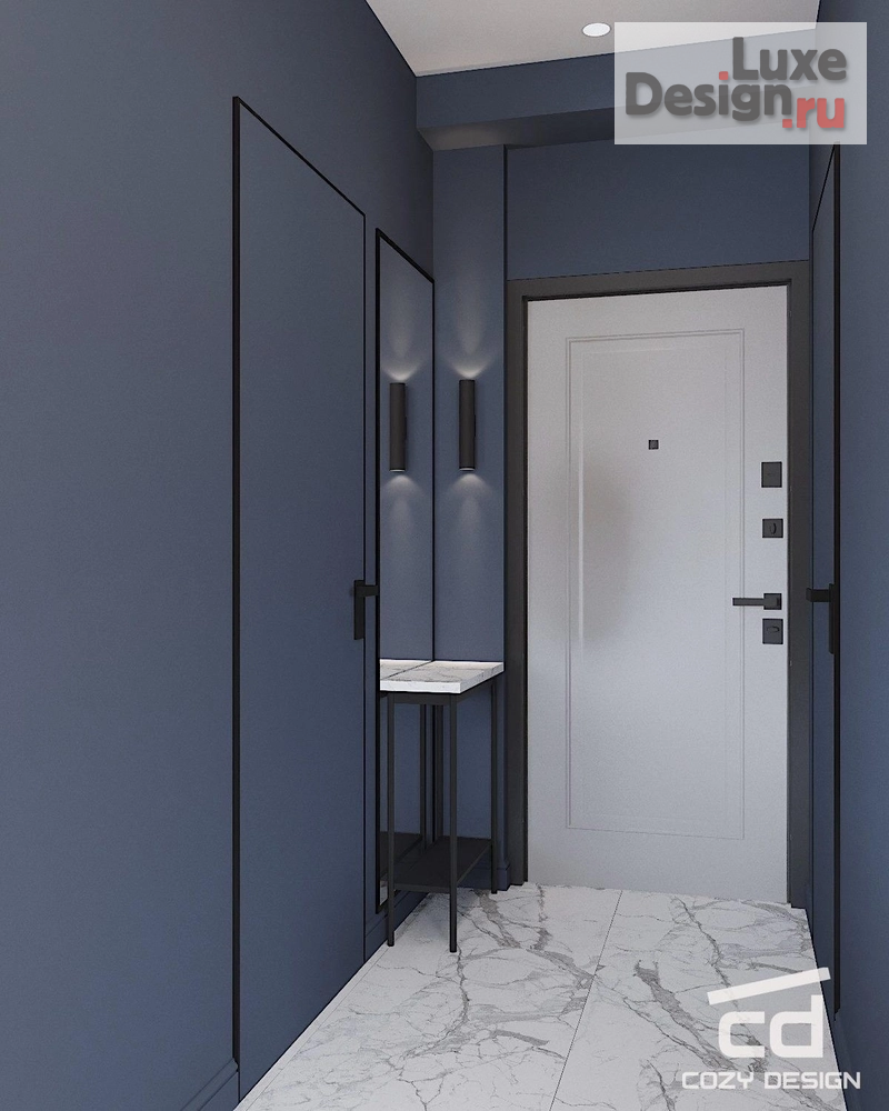 Дизайн интерьера квартиры "Проект квартиры 40 м^2 в Сочи" (фото 1)