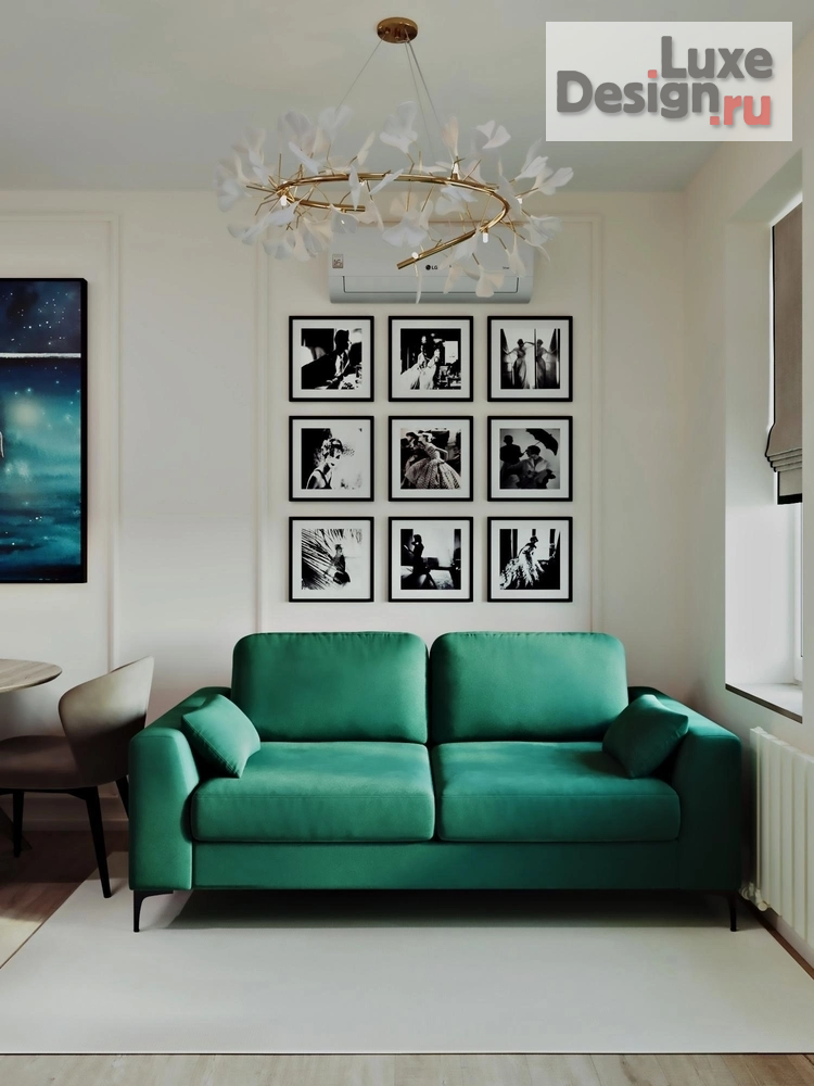 Дизайн интерьера двухкомнатной квартиры "Квартира 60м2 в Новороссийске" (фото 21)