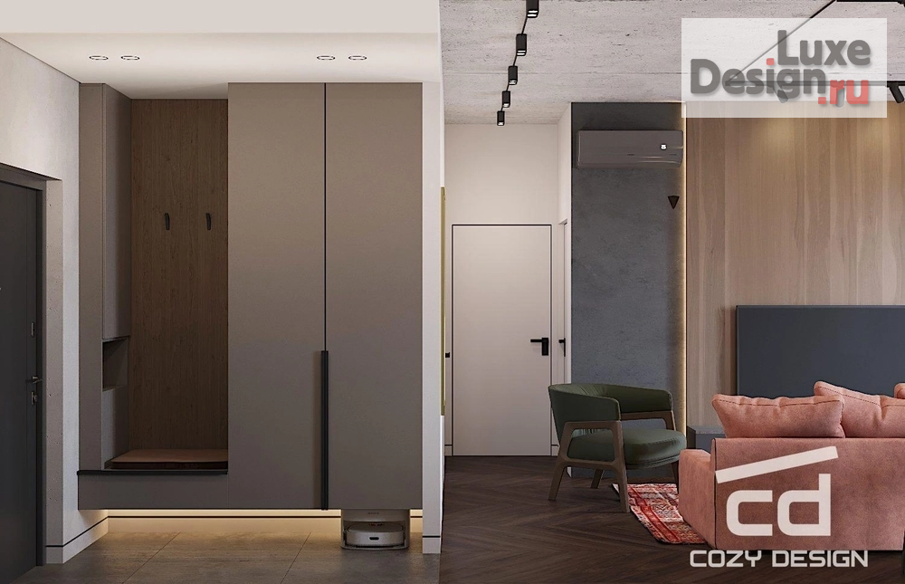 Дизайн интерьера квартиры "Проект квартиры 73 м^2 в Москве" (фото 1)