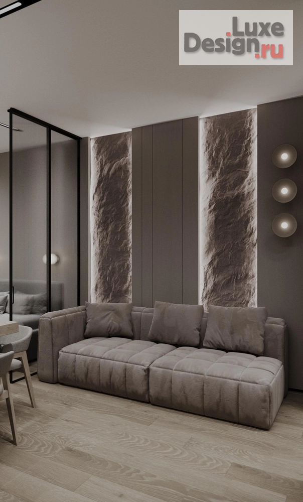 Дизайн интерьера квартиры студии "Квартира 35м м2 в Москве под сдачу" (фото 4)