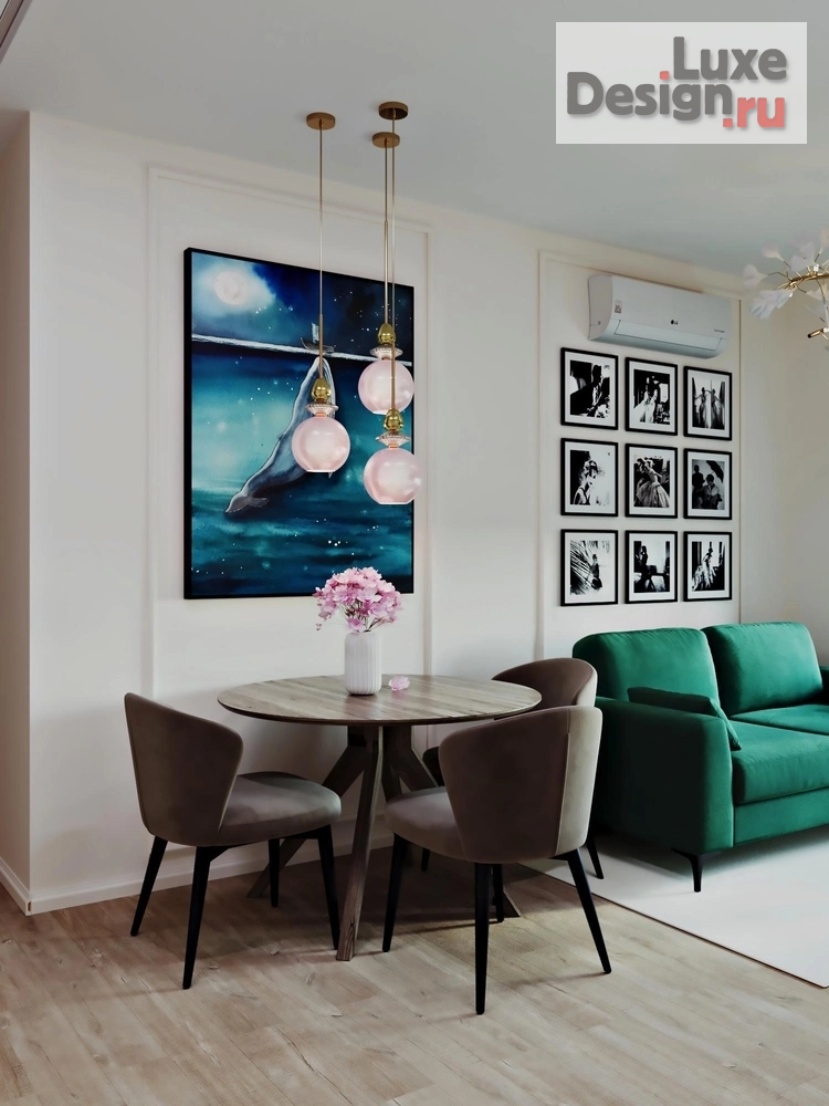 Дизайн интерьера двухкомнатной квартиры "Квартира 60м2 в Новороссийске" (фото 23)