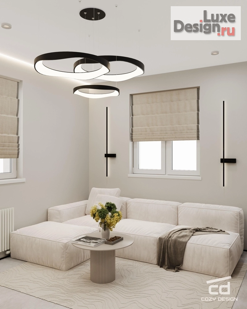 Дизайн интерьера частного дома "Первый этаж дома в Москве 50 м^2" (фото 3)