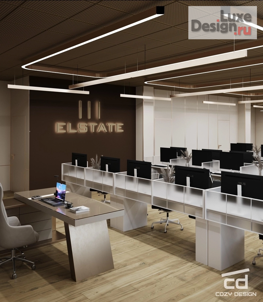 Дизайн интерьера офиса "Офис агентства недвижимости в Москве" (фото 4)