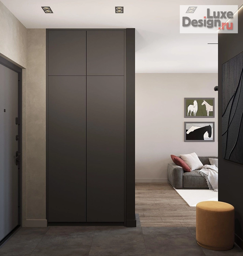 Дизайн интерьера однокомнатной квартиры "Квартира 47м2 в Москве" (фото 3)