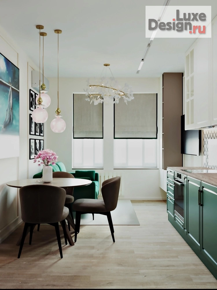 Дизайн интерьера двухкомнатной квартиры "Квартира 60м2 в Новороссийске" (фото 25)