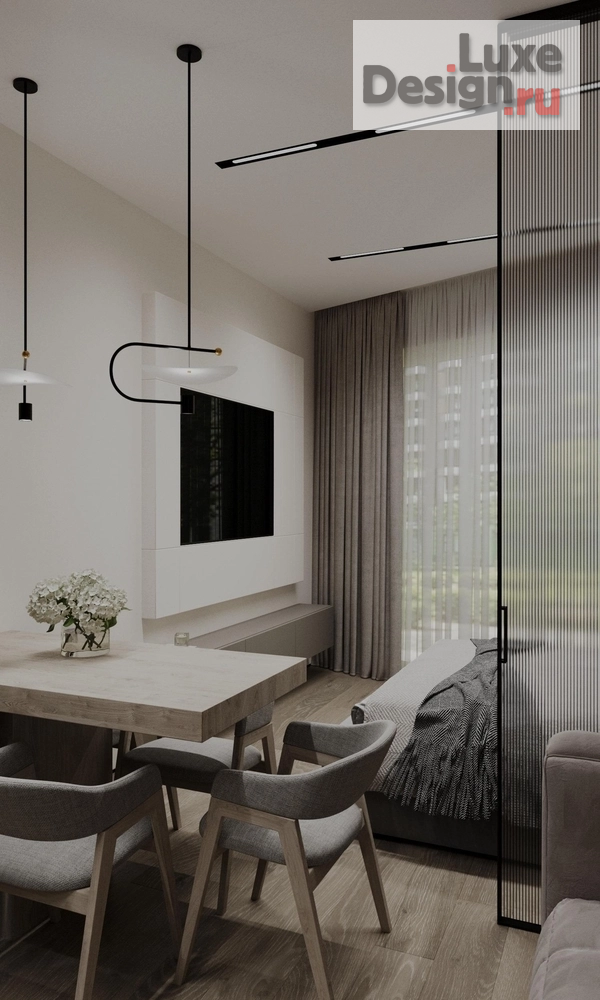 Дизайн интерьера квартиры студии "Квартира 35м м2 в Москве под сдачу" (фото 8)