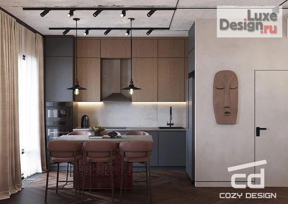 Дизайн интерьера квартиры "Проект квартиры 73 м^2 в Москве" (фото 3)