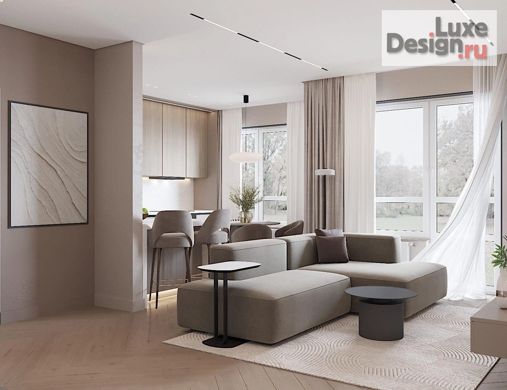 Дизайн интерьера квартиры "Квартира 57 м^2 в Новороссийске" (фото 4)