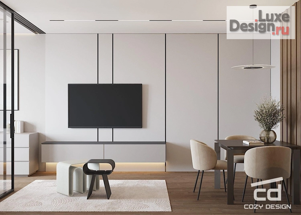 Дизайн интерьера квартиры "Квартира 40 м^2 для аренды в Геленджике" (фото 4)