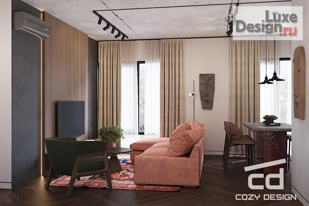 Дизайн интерьера квартиры "Проект квартиры 73 м^2 в Москве" (фото 4)