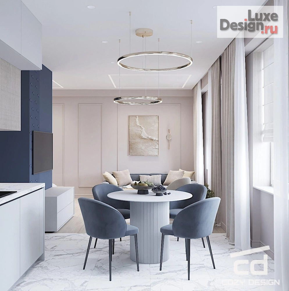 Дизайн интерьера квартиры "Проект квартиры 40 м^2 в Сочи" (фото 6)