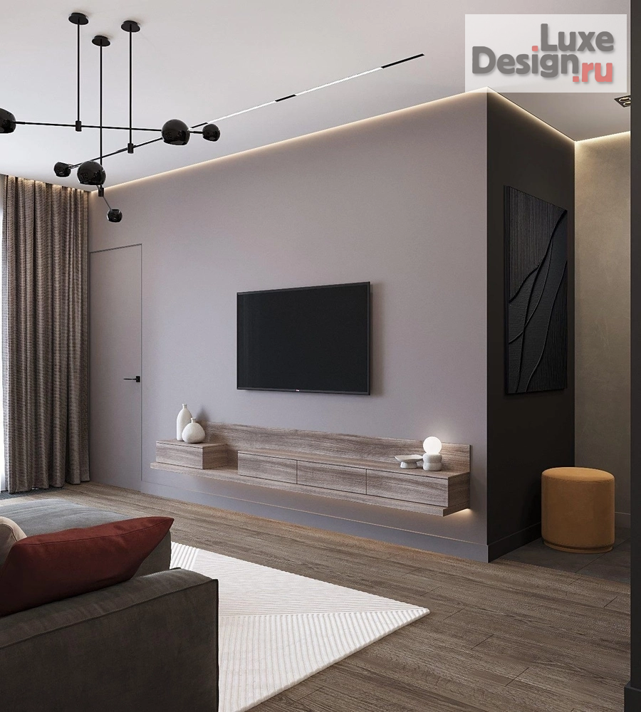 Дизайн интерьера однокомнатной квартиры "Квартира 47м2 в Москве" (фото 7)