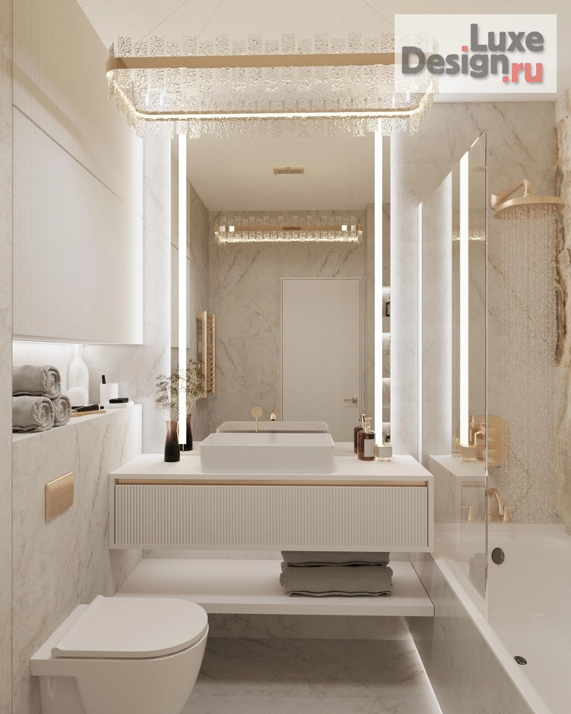 Дизайн интерьера однокомнатной квартиры "Квартира 48м2 в Краснодаре" (фото 3)