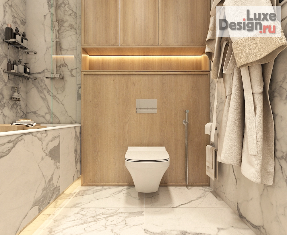 Дизайн интерьера однокомнатной квартиры "Квартира 45м2 в Москве" (фото 20)