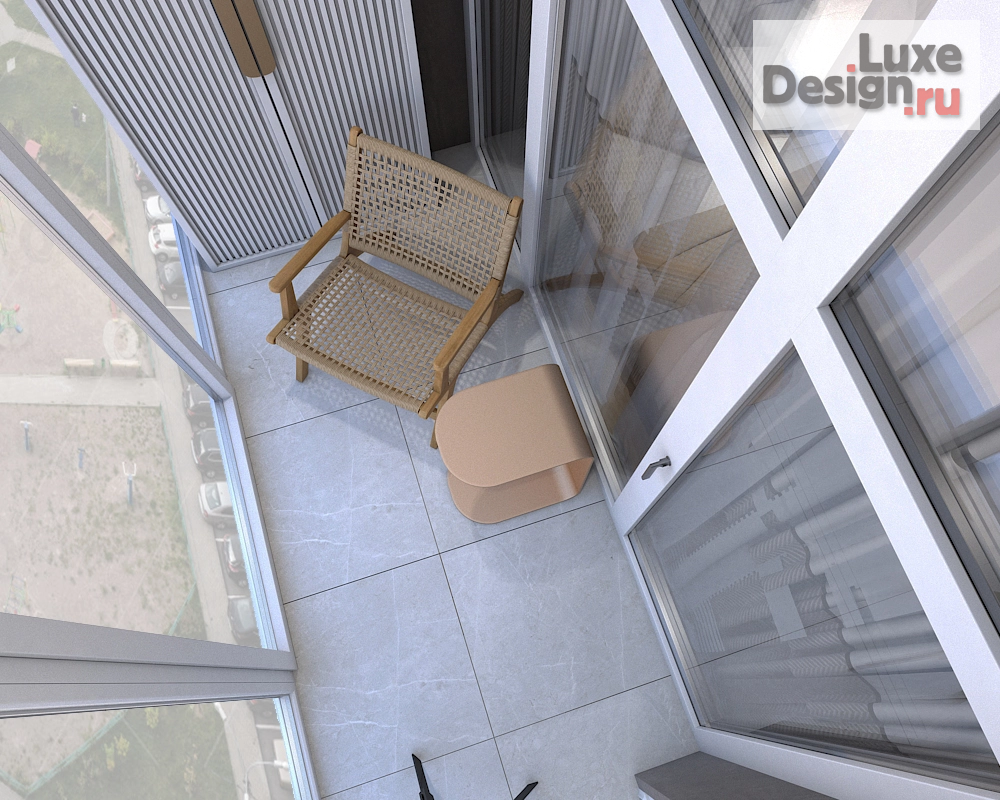 Дизайн интерьера однокомнатной квартиры "Квартира 45м2 в Москве" (фото 17)