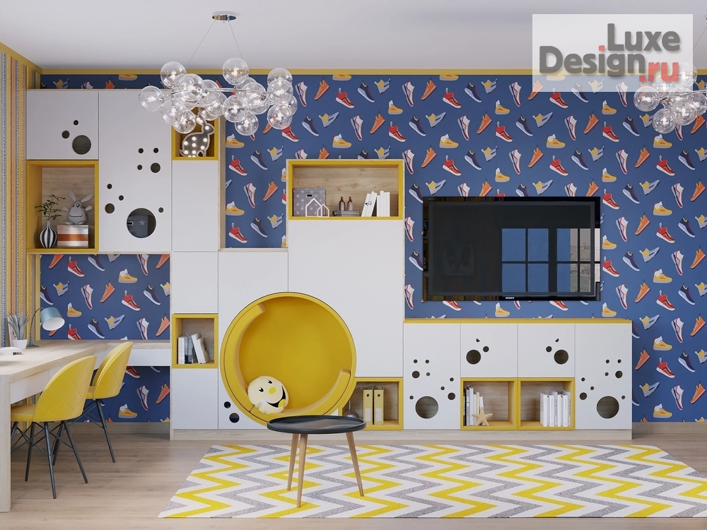 Дизайн интерьера комнаты "Мемфис(Москва)" (фото 3)