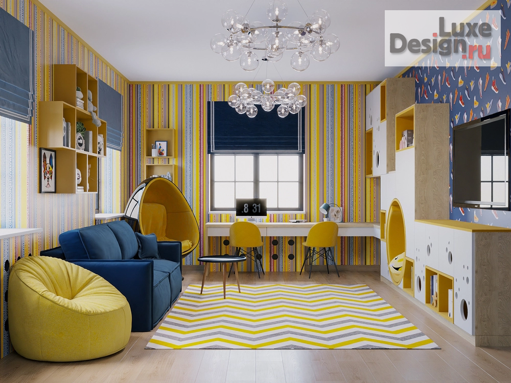 Дизайн интерьера комнаты "Мемфис(Москва)" (фото 4)