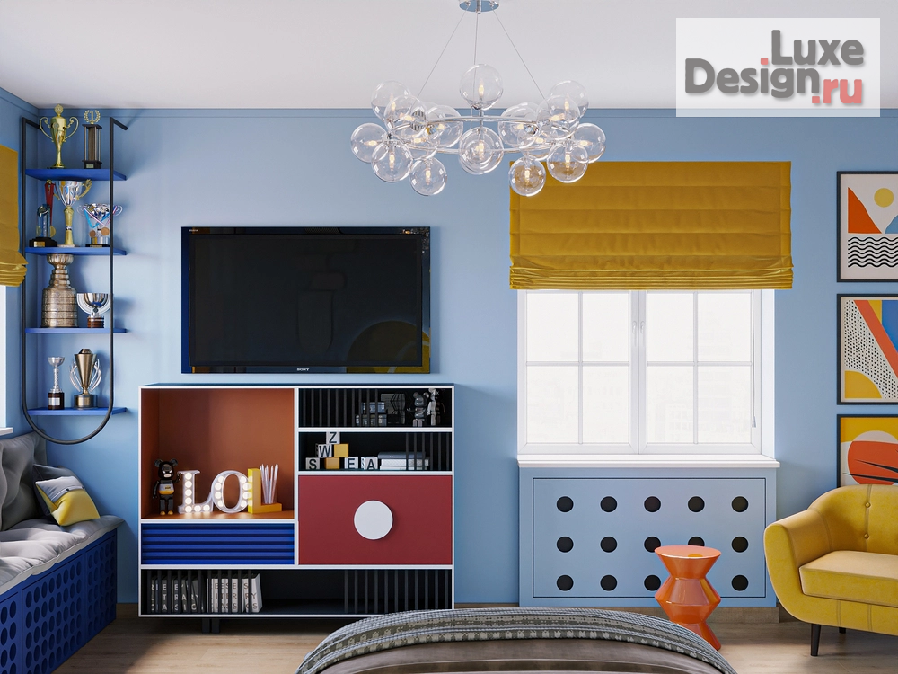 Дизайн интерьера комнаты "Мемфис(Москва)" (фото 5)