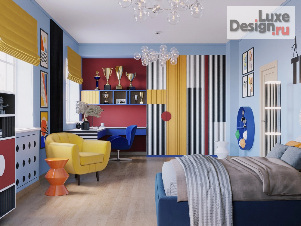 Дизайн интерьера комнаты "Мемфис(Москва)" (фото 7)