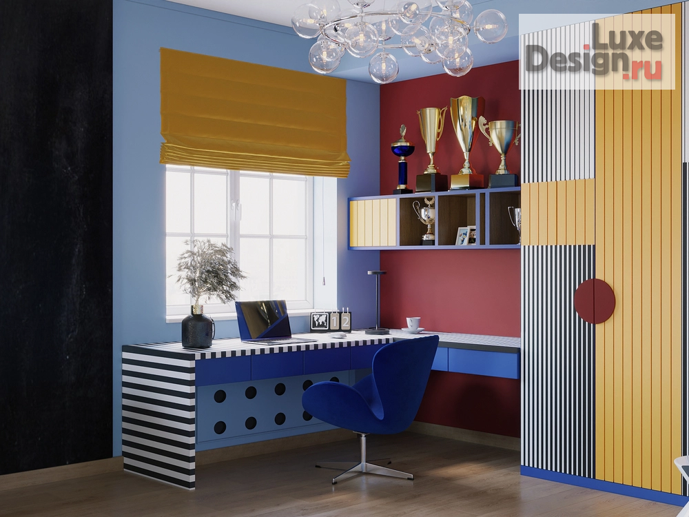 Дизайн интерьера комнаты "Мемфис(Москва)" (фото 9)