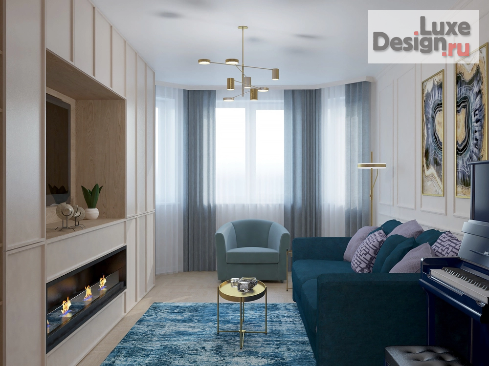 Дизайн интерьера трехкомнатной квартиры "Новый дом(Москва)" (фото 20)