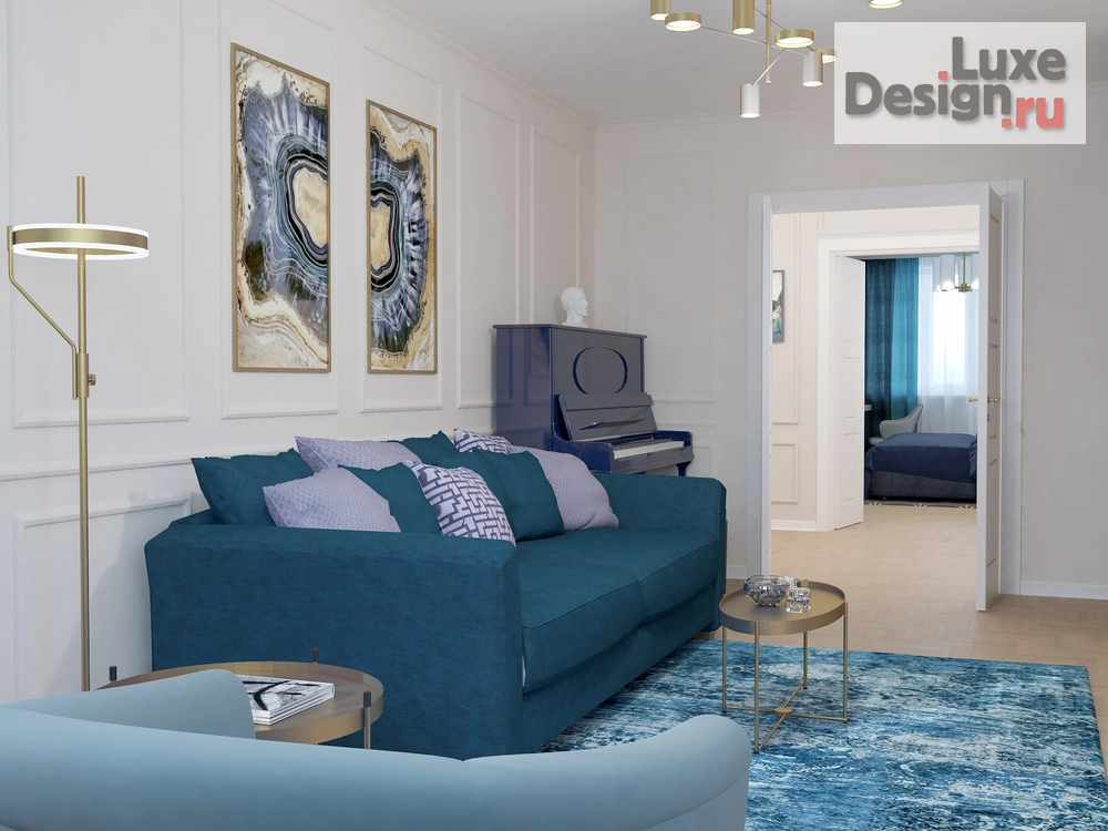 Дизайн интерьера трехкомнатной квартиры "Новый дом(Москва)" (фото 21)