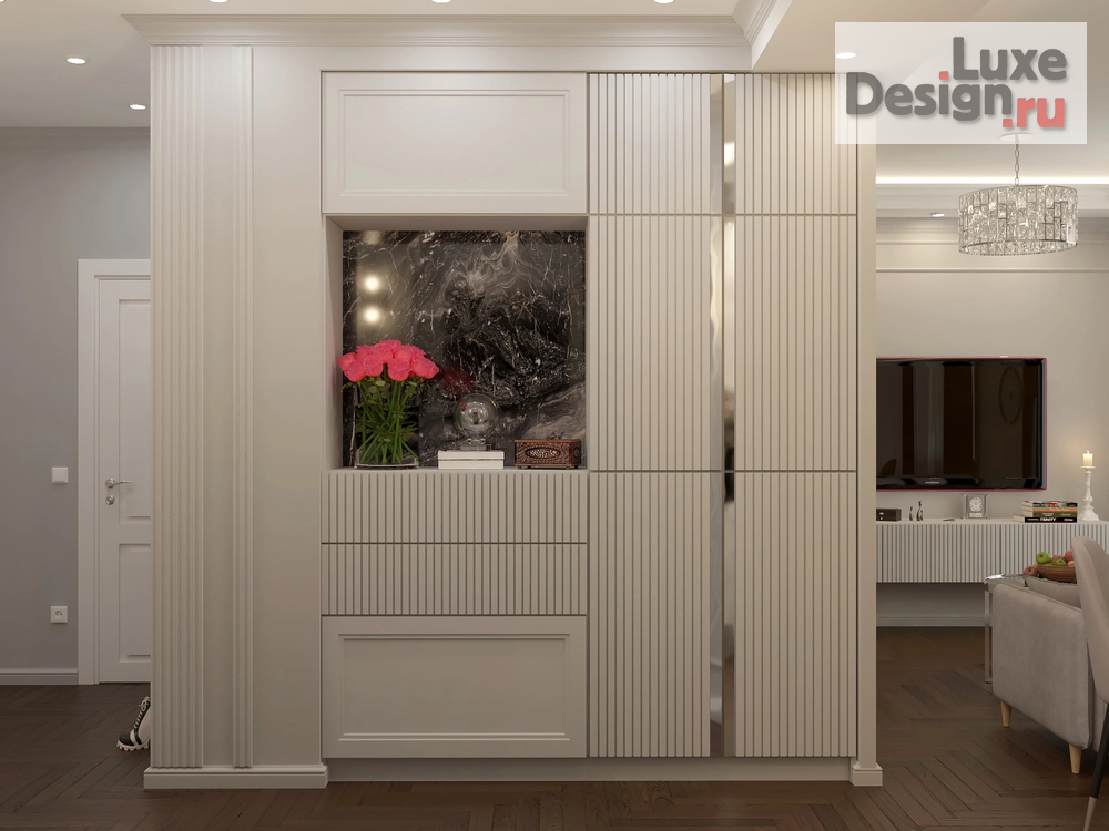 Дизайн интерьера однокомнатной квартиры "Проект для девушки-блогера" (фото 7)