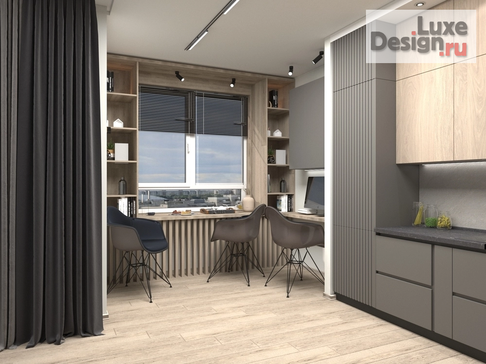 Дизайн интерьера двухкомнатной квартиры "проект двушки (Москва)" (фото 14)