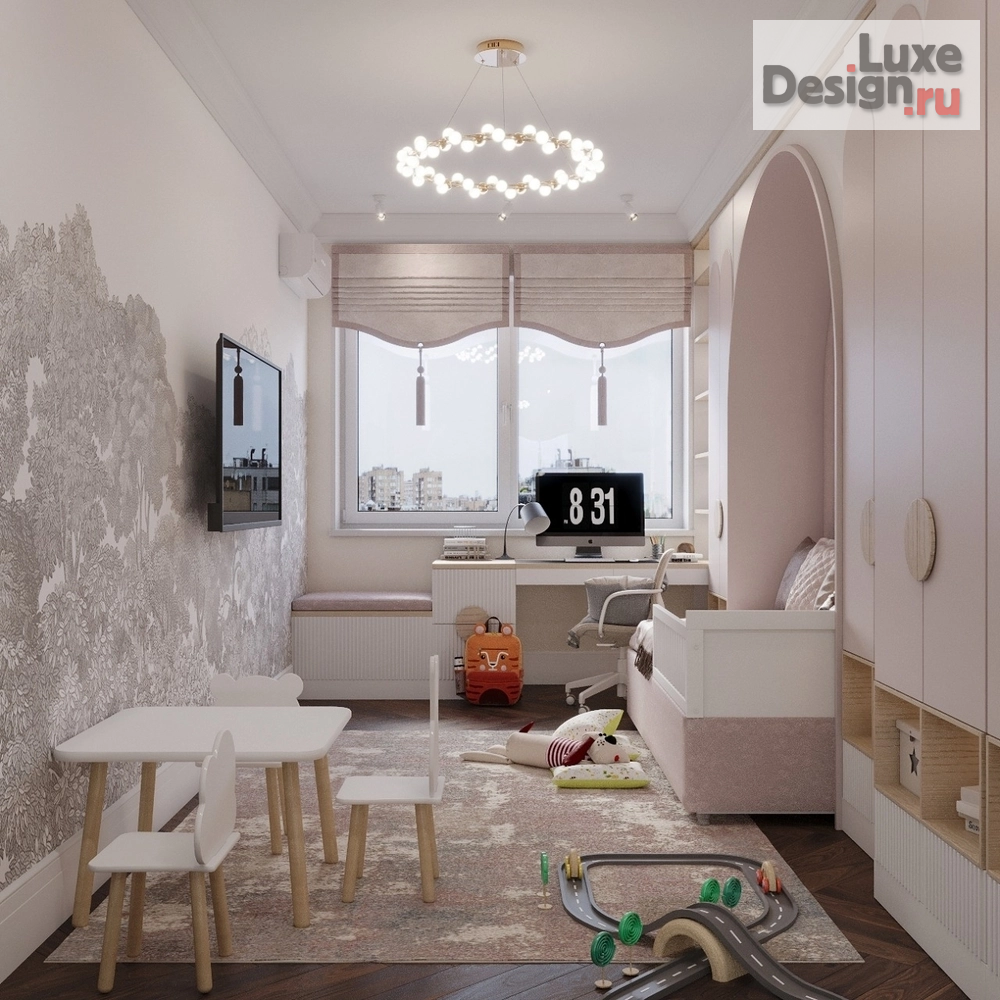 Дизайн интерьера четырехкомнатной квартиры "4-К КВАРТИРА ДЛЯ СЕМЬИ В ЖК "СОБОРНЫЙ"" (фото 5)