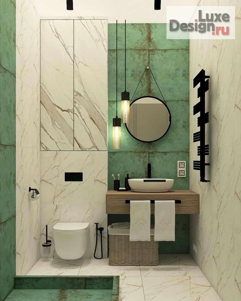 Дизайн интерьера однокомнатной квартиры " Успокоение" (фото 9)